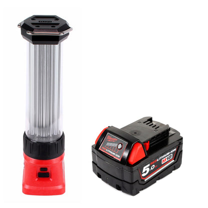 Milwaukee M18 LL-501 LED Akku Laternenleuchte 18 V Li-Ion + 1 x 5,0 Ah Akku - ohne Ladegerät - Toolbrothers