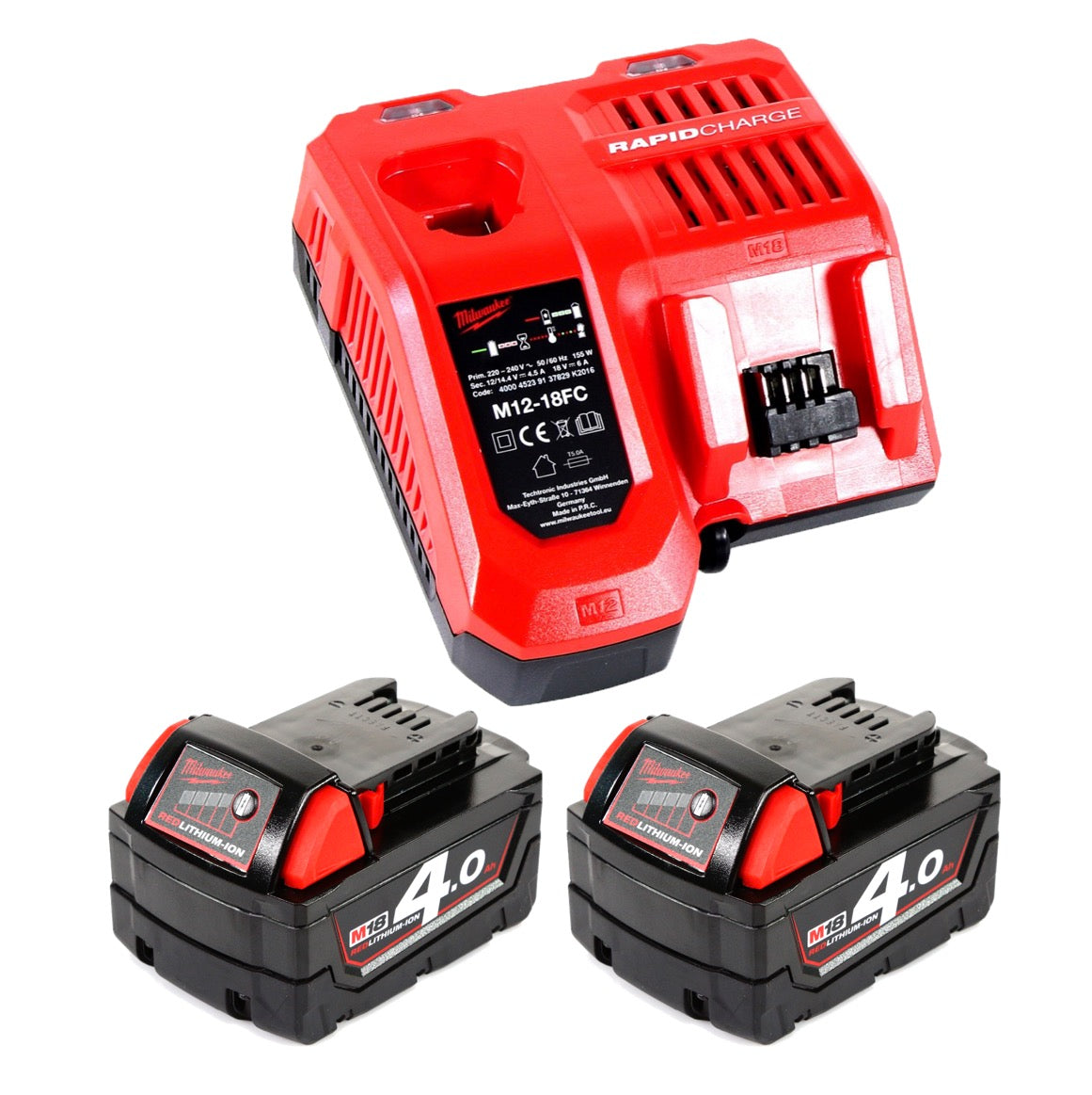 Milwaukee M18 ONERSAL-402C ONE-KEY LED Akku Baustrahler 18 V Li-Ion + 2 x 4,0 Ah Akku + Ladegerät - Toolbrothers