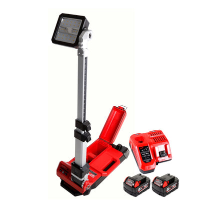 Milwaukee M18 ONERSAL-502C ONE-KEY LED Akku Baustrahler 18 V Li-Ion + 2 x 5,0 Ah Akku + Ladegerät - Toolbrothers