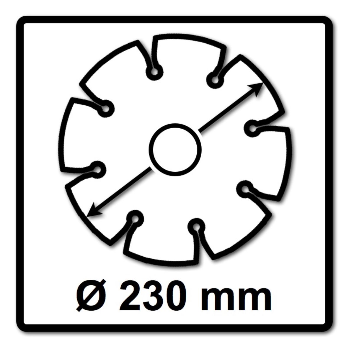 Bosch GWS 26-230 LVI Winkelschleifer 2600 W HEAVY DUTY ( 0601895F04 ) + 3x Bosch Standard Universal Diamant Trennscheibe 230 mm ( 2608615065 ) - Toolbrothers