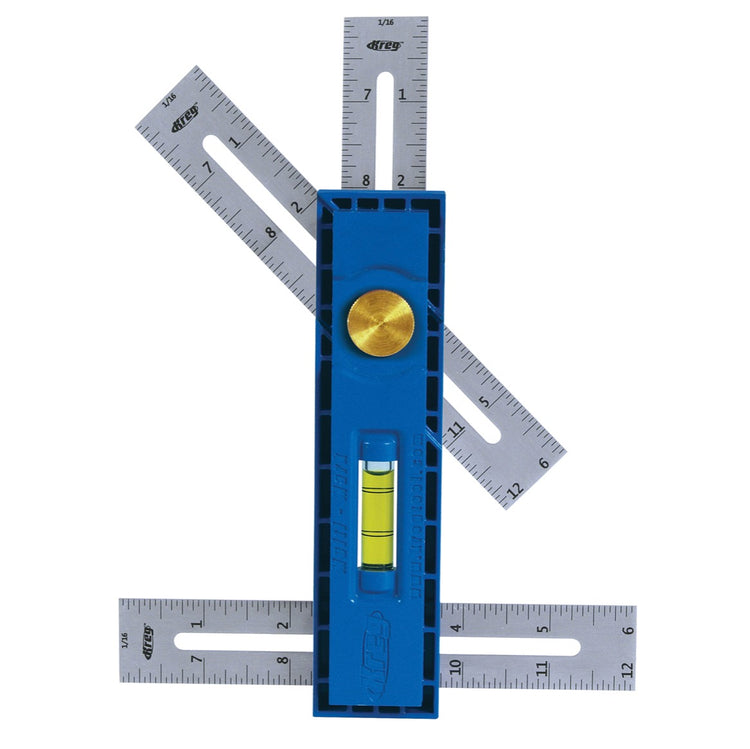 KREG Multi-Mark Messwerkzeug ( KMA2900 ) Winkelmesser Wasserwaage Multifunktionswerkzeug zum Anreißen und Messen - Toolbrothers