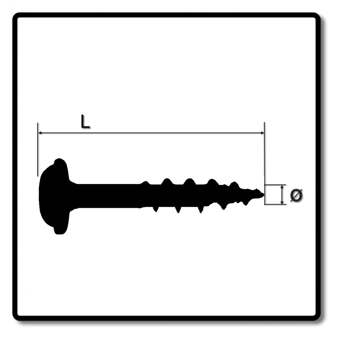 KREG Pocket-Hole Linsenkopfschraube 32 mm 250 Stk ( SML-C125-250 ) Vierkantantrieb Teilgewinde Grobgewinde selbstschneidend verzinkt - Toolbrothers