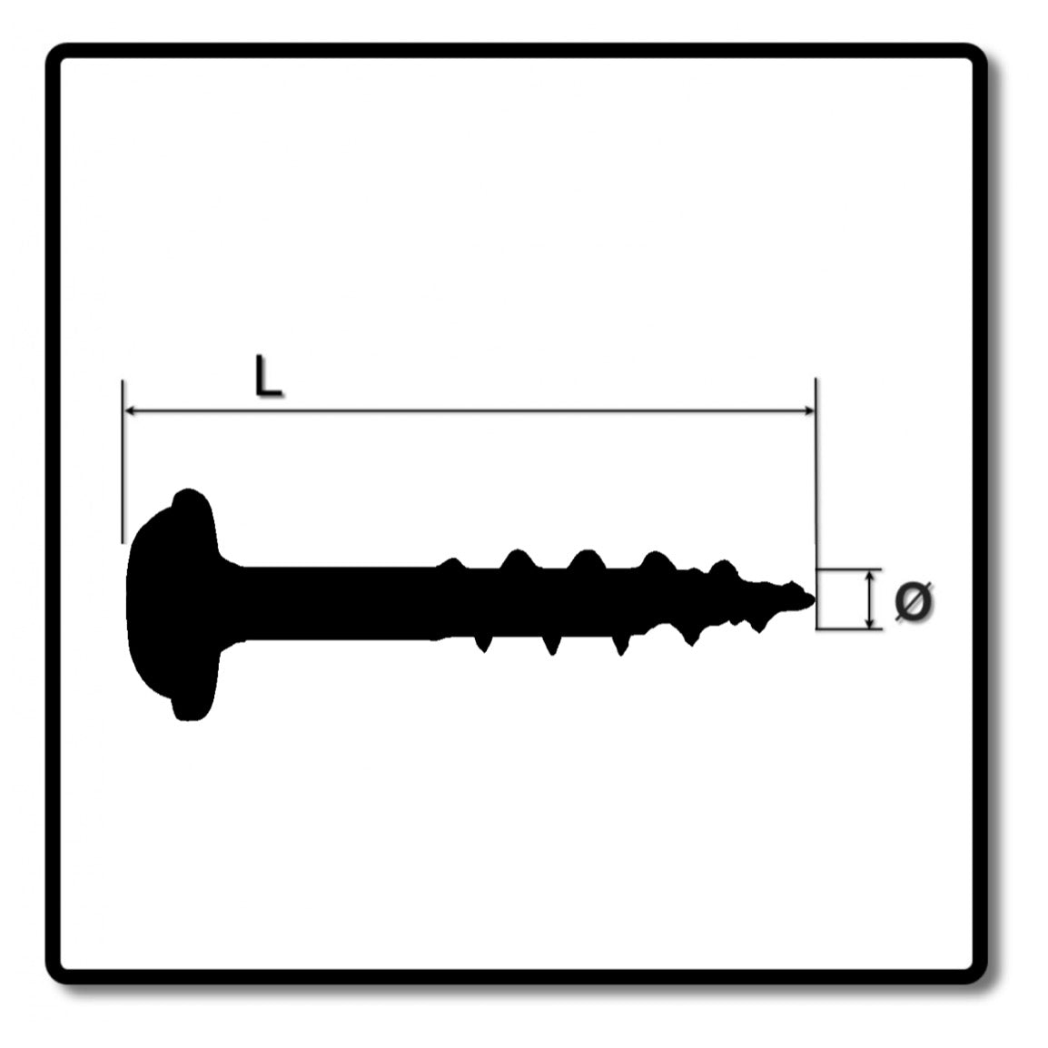 KREG Pocket-Hole Linsenkopfschraube 32 mm 100 Stk ( SML-F125-100 ) Vierkantantrieb Teilgewinde Feingewinde selbstschneidend verzinkt - Toolbrothers