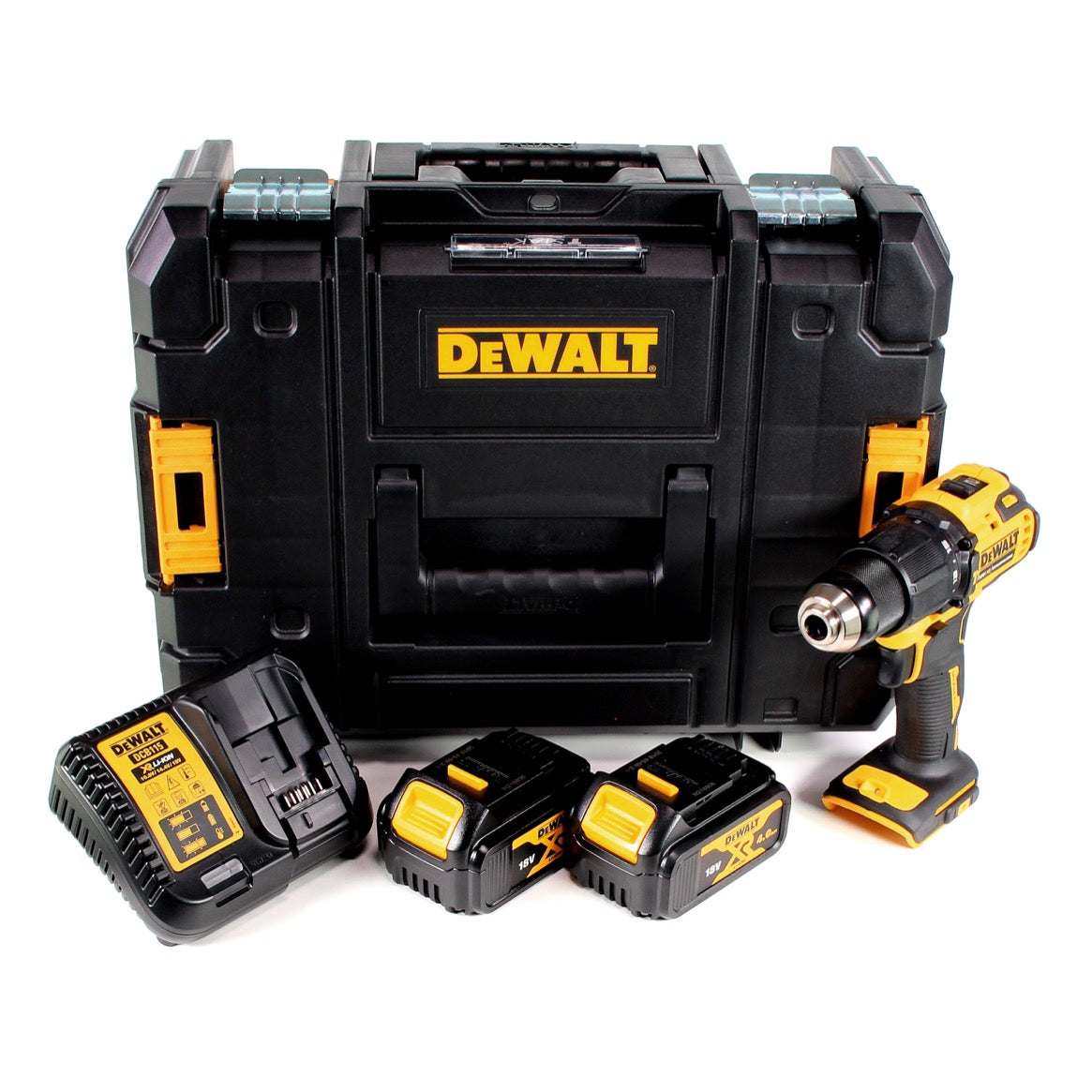 DeWalt DCD 709 M2T Akku Schlagbohrschrauber 18V 65Nm + 2x Akkus 4,0Ah + Ladegerät in TSTAK Box - Toolbrothers