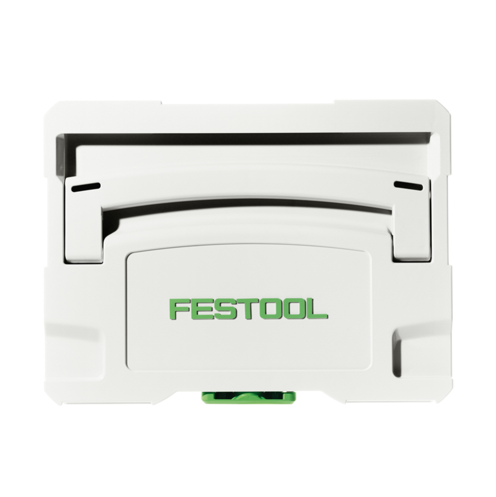 Festool SYSTAINER SYS 4 T-LOC SYS-HWZ Box Werkzeugkoffer ( 497658 ) lichtgrau koppelbar mit Holzeinsatz - Toolbrothers