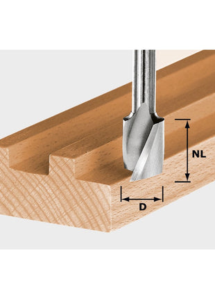 Festool Spiralnutfräser HS Spi S8 D20/25 20 x 25 mm 8 mm Schaft ( 490951 ) - Toolbrothers