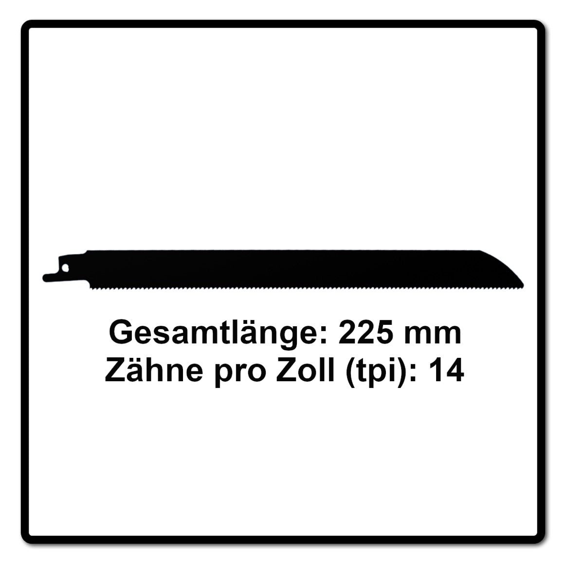 Komet Säbelsägeblatt METAL AND WOOD 225mm 14tpi 5 Stk. ( 501.036 ) HSS-Bi-Metall - Toolbrothers