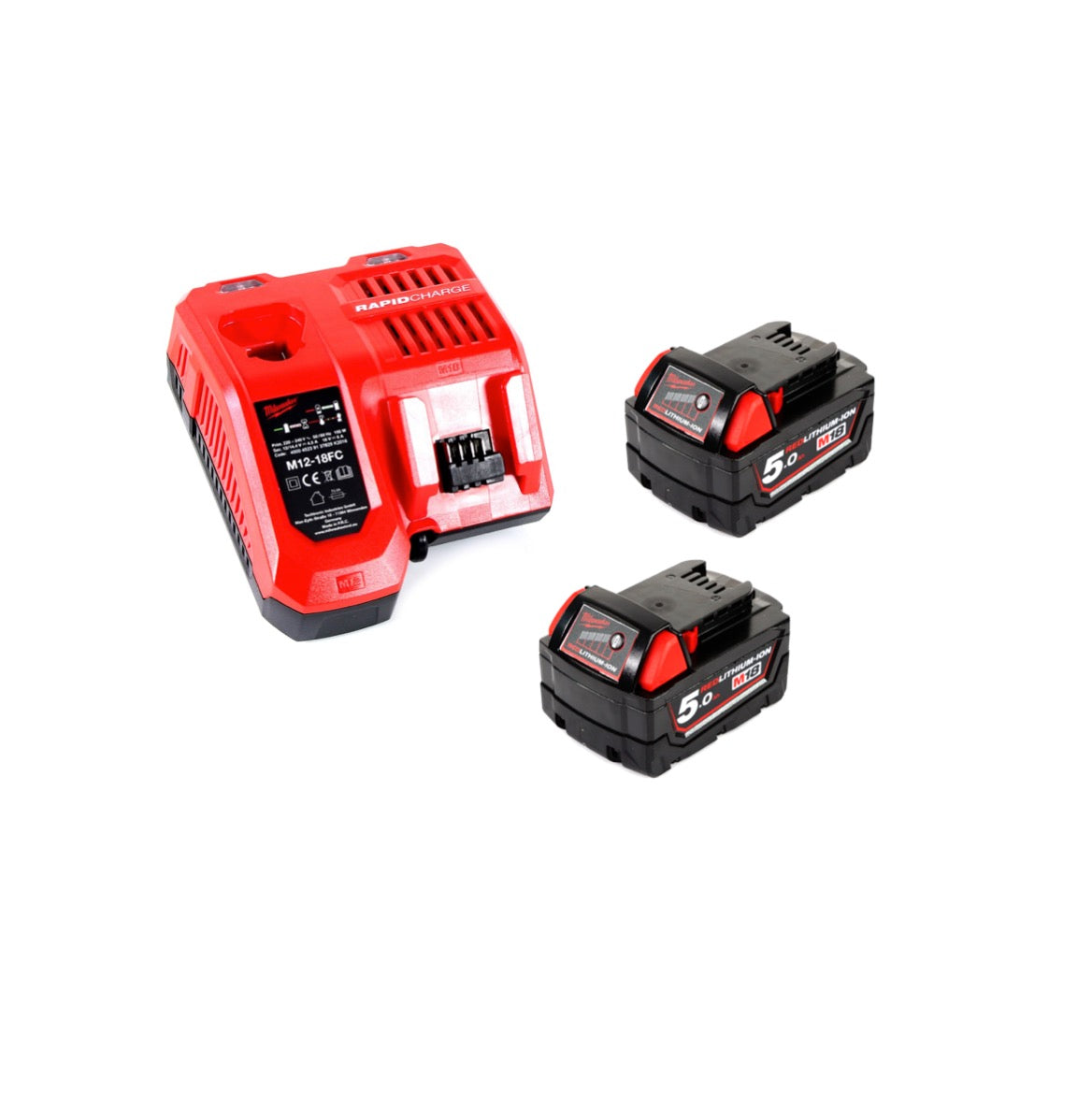 Milwaukee M18 FHIWF12-502X Akku Schlagschrauber 1/2" 18 V 1356 Nm ( 4933459696 ) + 2x Akkus 5,0 Ah + Ladegerät + HD Box - Toolbrothers