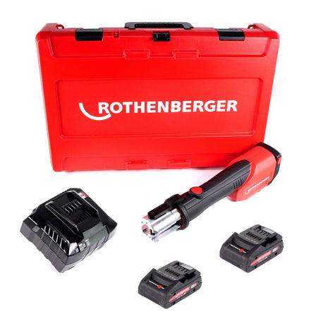 Rothenberger ROMAX 4000 Akku Pressmaschine 18V + 2x Akku 4,0Ah + Ladegerät + Koffer - Toolbrothers