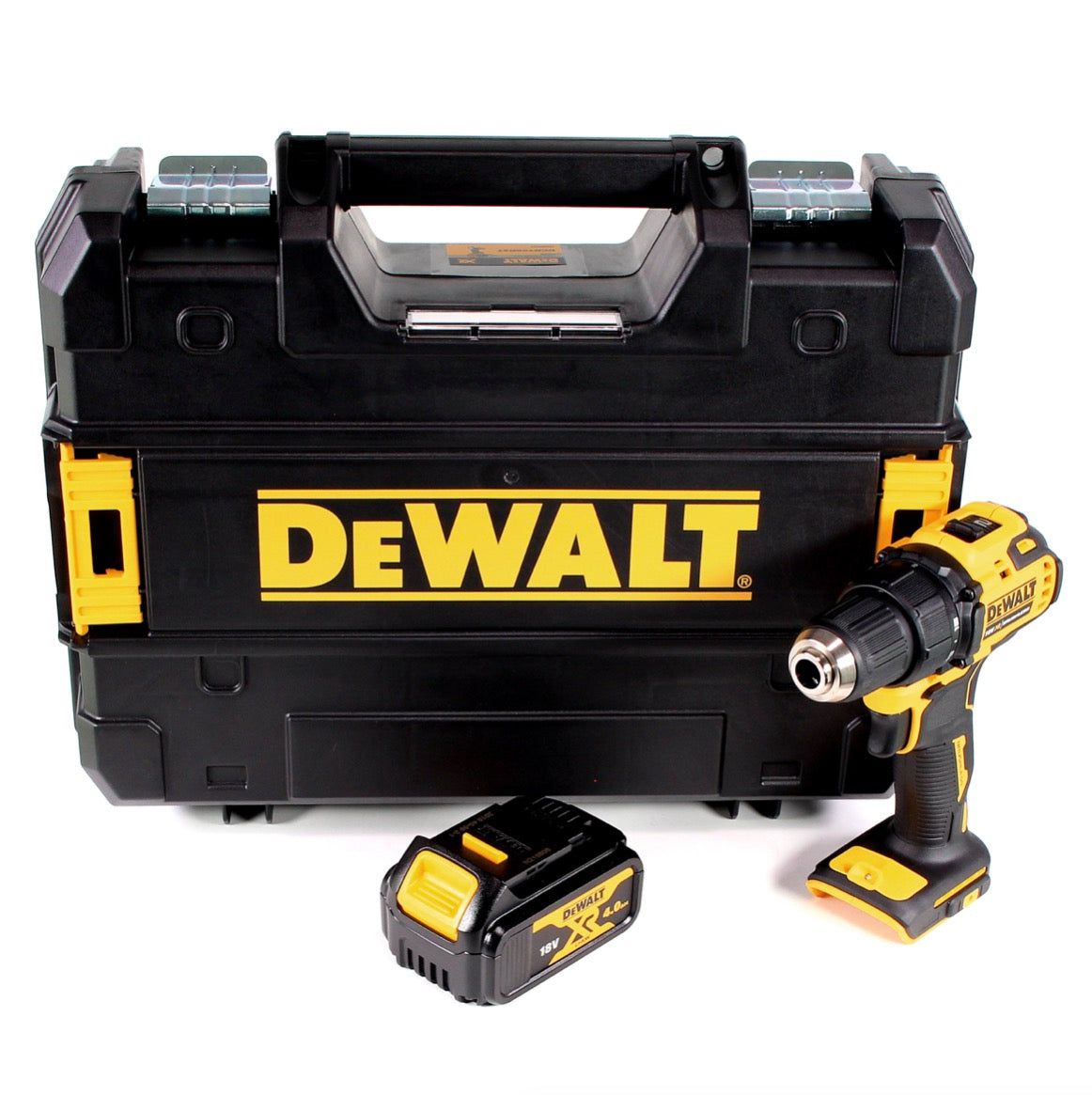 DeWalt DCD 708 NT Akku Bohrschrauber 18 V Li-Ion Brushless in TSTAK Box + 1 x 4,0 Ah Akku - ohne Ladegerät - Toolbrothers