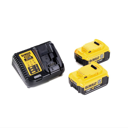 DeWalt DCW 604 M2 Akku Kombifräse 18V 55 mm + 2x Akkus 4,0 Ah + 1x Schnellladegerät in TSTAK - Toolbrothers