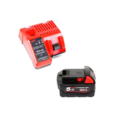 Milwaukee M18 FHIWF12-501X Akku Schlagschrauber 1/2" 18 V 1356 Nm + 1x Akku 5,0 Ah + Ladegerät + HD Box - Toolbrothers