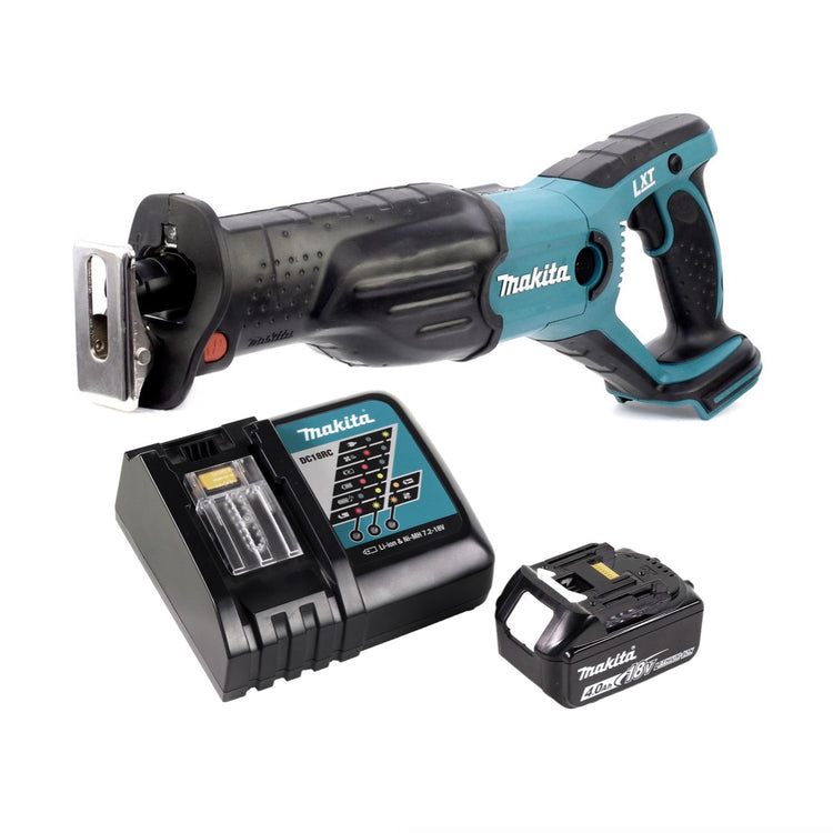 Makita DJR 181 RM1 Akku Reciprosäge 18 V Säbelsäge + 1x 4,0 Ah Akku + Ladegerät - Toolbrothers