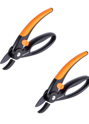 Fiskars P43 Set 2x Amboss Gartenscheren Elegance Fingerloop 20 mm ( 2x 1001535 ) - Toolbrothers