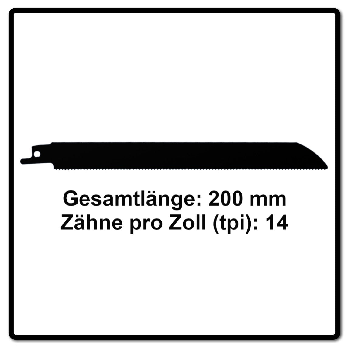 Komet Säbelsägeblatt METAL AND WOOD 200mm 14tpi 10 Stk. ( 2x 501.016 ) HSS-Bi-Metall - Toolbrothers