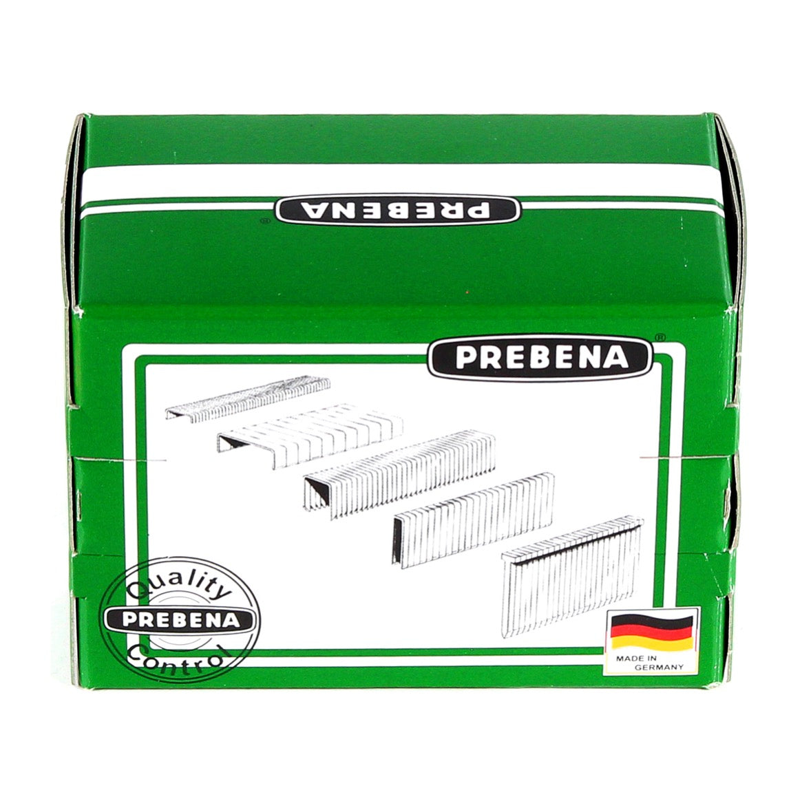 Prebena 2XR-ES40 Klammergerät Druckluft Nagler im Transportkoffer Typ ES + 7800x Prebena ES18CNKHA Heftklammern - Toolbrothers