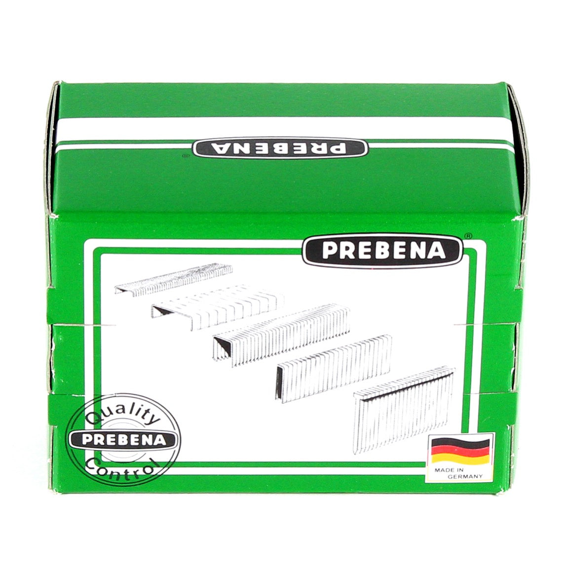 Prebena 2XR-ES40 Klammergerät Druckluft Nagler im Transportkoffer Typ ES + 5200x Prebena ES26CNKHA Heftklammern - Toolbrothers