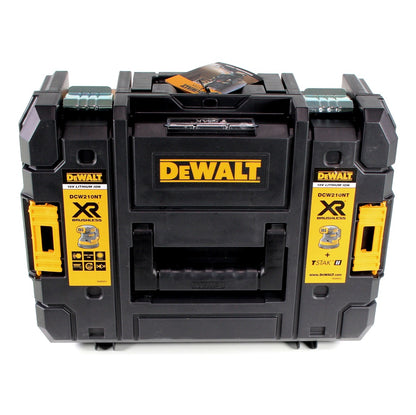 DeWalt DCW 210 D1 Akku Exzenterschleifer Brushless 18V 12.000U/min 125 mm + 1x Akku 2,0 Ah + 1x Schnellladegerät in TSTAK - Toolbrothers