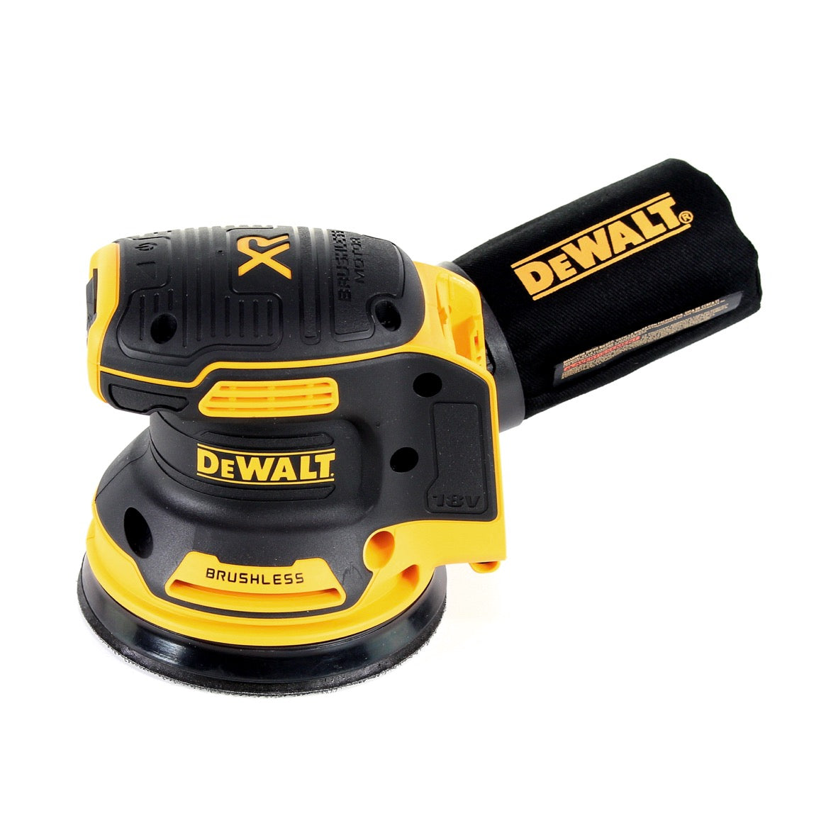 DeWalt DCW 210 NT Akku Exzenterschleifer 18V 125mm Brushless + 1x Akku 5,0Ah + TSTAK - ohne Ladegerät - Toolbrothers