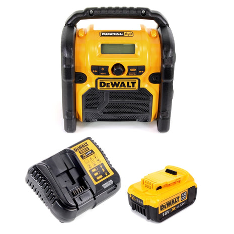 DeWalt DCR 020 M1 Akku Baustellenradio DAB+ + 1x Akku 4,0Ah + Ladegerät - Toolbrothers