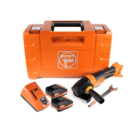 FEIN CCG 18-125 BLPD Akku Winkelschleifer 125 mm 18V ( 71200462000 ) Set im Koffer mit 2x 3,0 Ah Akku und Lader - Toolbrothers