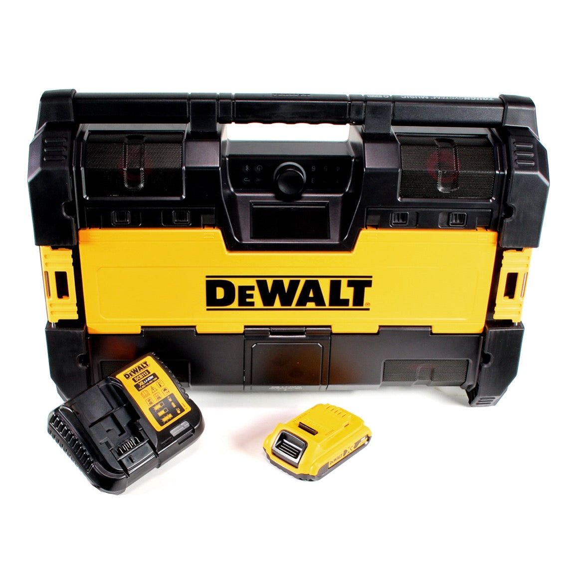 DeWalt DWST1-75663 D1 Akku Baustellenradio DAB+ + 1x Akku 2,0Ah + Ladegerät - Toolbrothers