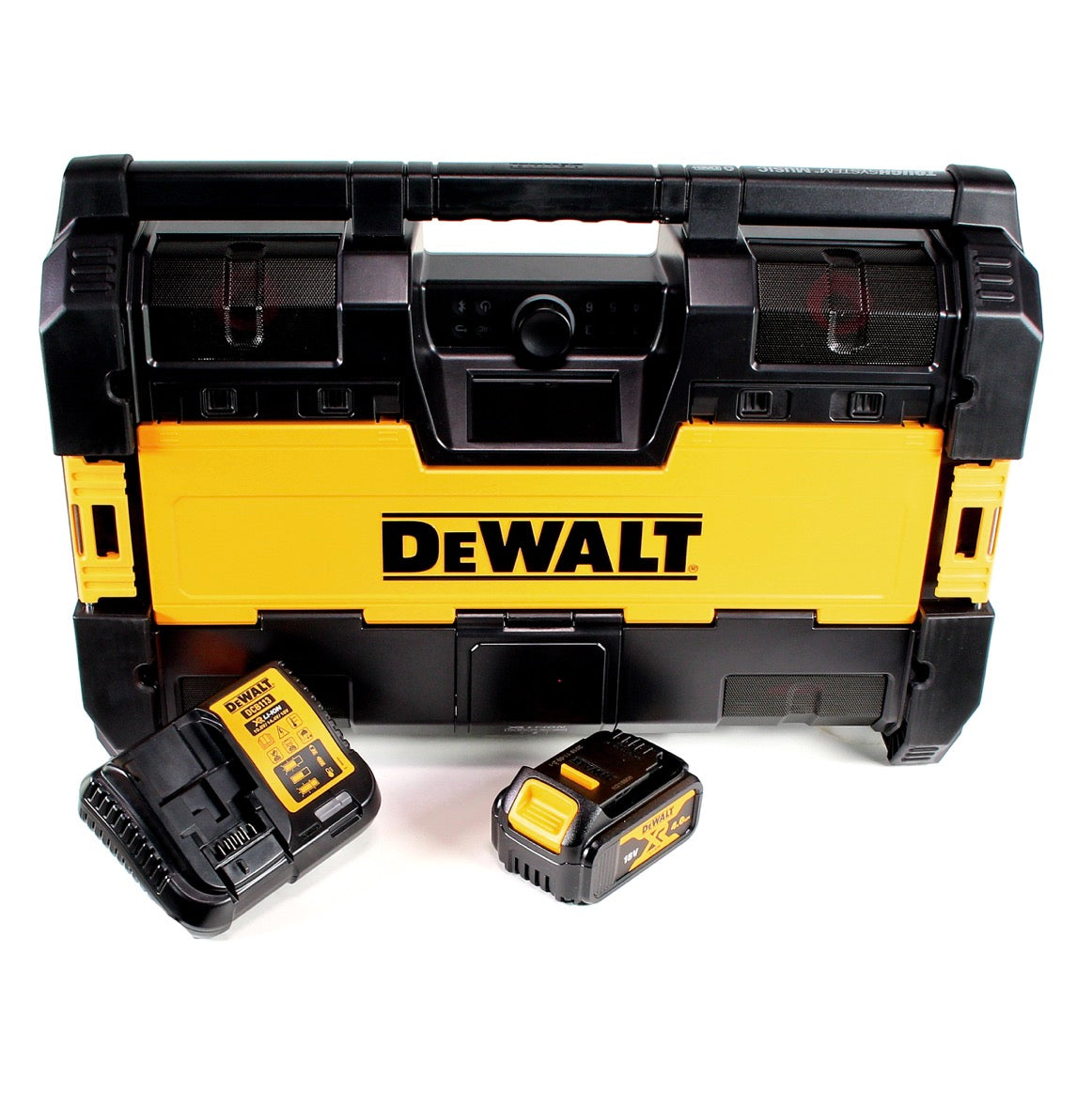 DeWalt DWST1-75663 M1 Akku Baustellenradio DAB+ + 1x Akku 4,0 Ah + Ladegerät - Toolbrothers