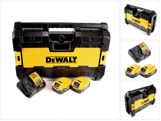 DeWalt DWST1-75663 P2 Akku Baustellenradio DAB+ + 2x Akku 5,0Ah + Ladegerät - Toolbrothers