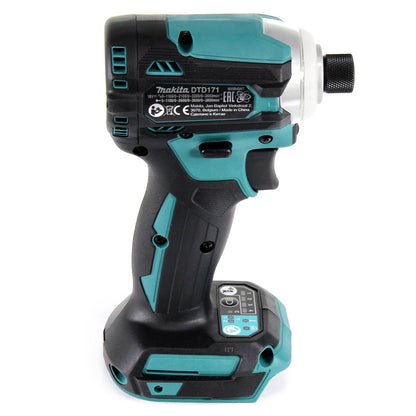 Makita DTD 171 RM1 Akku Schlagschrauber 18 V 180 Nm 1/4" Brushless + 1x Akku 4,0 Ah + Ladegerät - Toolbrothers