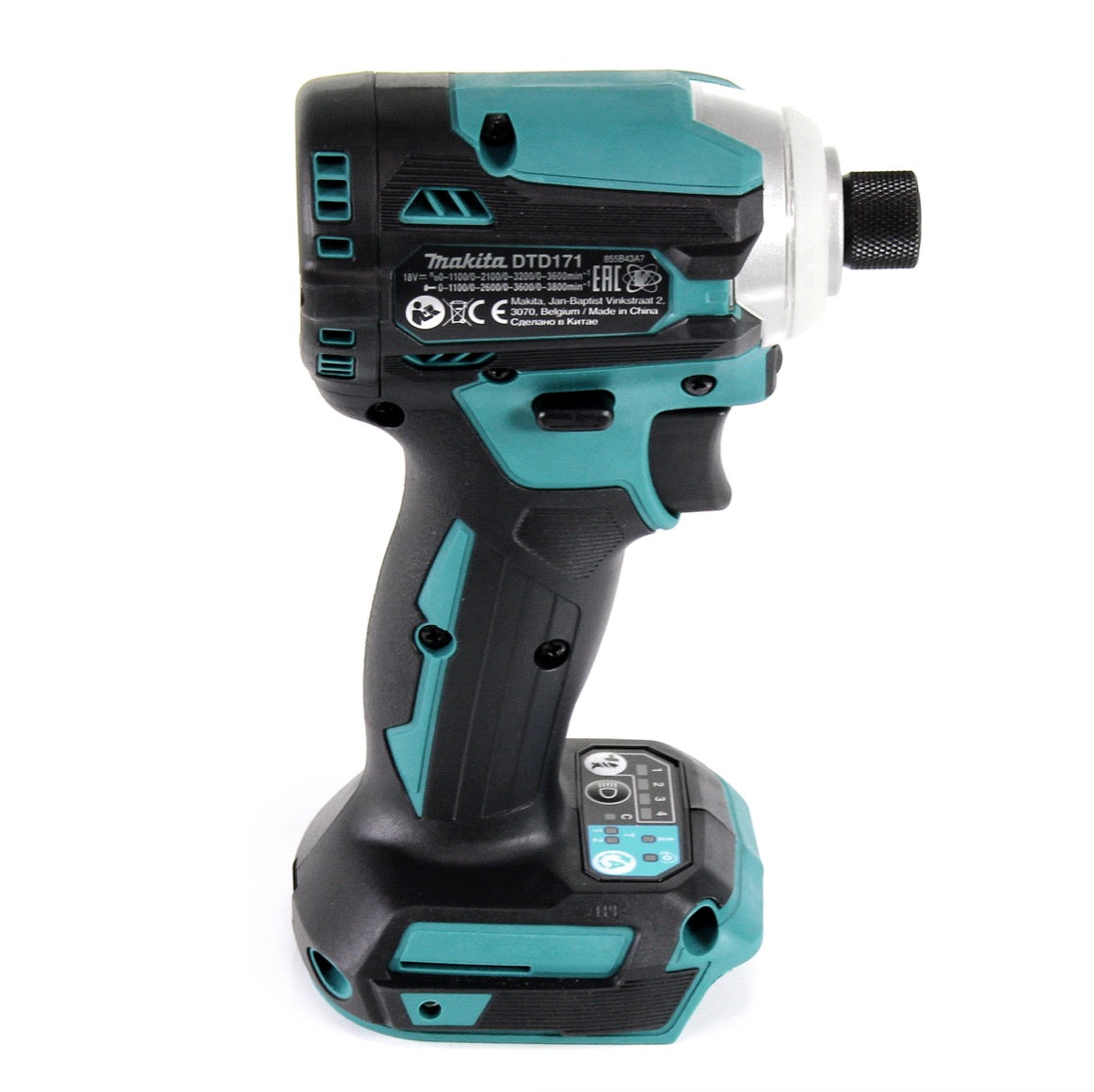 Makita DTD 171 G1 Akku Schlagschrauber 18 V 180 Nm 1/4" Brushless + 1x Akku 6,0 Ah - ohne Ladegerät - Toolbrothers