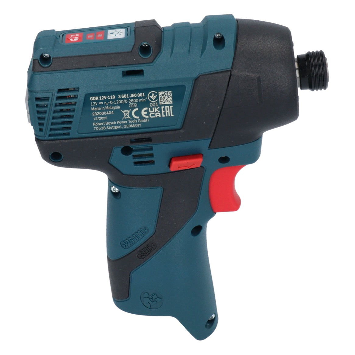 Bosch GDR 12V-110 Professional Akku Drehschlagschrauber 12 V 110 Nm 1/4" Brushless + L-Boxx ( 06019E0003 ) - ohne Akku, ohne Ladegerät - Toolbrothers