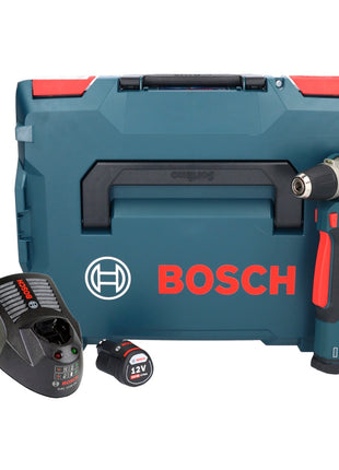 Bosch Professional GWB 12V-10 Akku Winkelbohrmaschine 12 V 11 Nm + 1x Akku 3,0 Ah + Ladegerät + L-Boxx - Toolbrothers