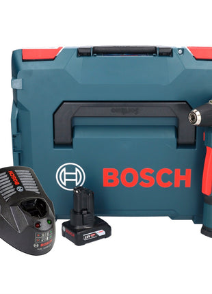 Bosch Professional GWB 12V-10 Akku Winkelbohrmaschine 12 V + 1x Akku 6,0 Ah + Ladegerät + L-Boxx - Toolbrothers