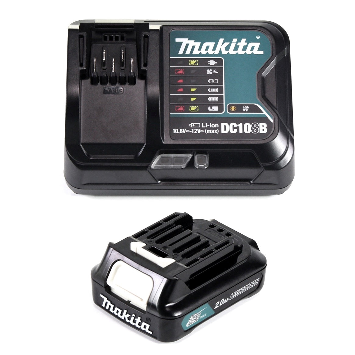 Makita Power Source Kit 12V mit 1x BL1021B Akku 2,0Ah + DC10SB Ladegerät - Toolbrothers