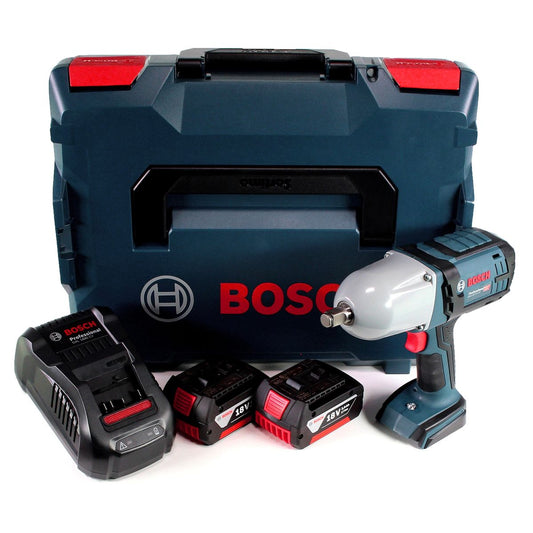 Bosch GDS 18V-LI HT Akku Drehschlagschrauber 18V 650 Nm ( 06019B1302 ) mit 2x 3,0 Ah Akku und Lader in L-Boxx - Toolbrothers