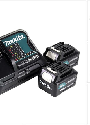 Makita Power Source Kit 12V mit 2x BL1041B Akku 4,0Ah + DC10SB Ladegerät - Toolbrothers