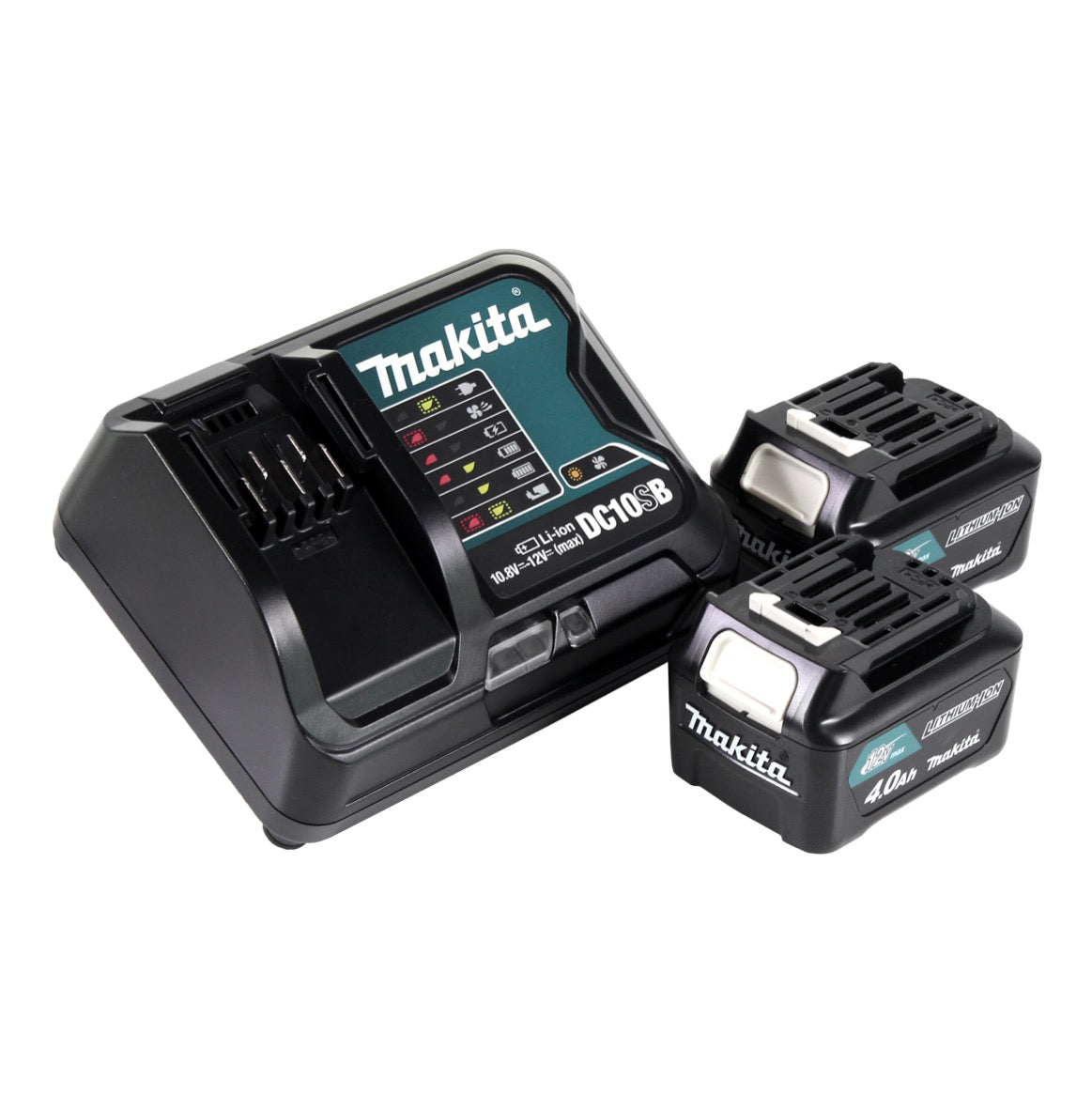 Makita Power Source Kit 12V mit 2x BL1041B Akku 4,0Ah + DC10SB Ladegerät - Toolbrothers