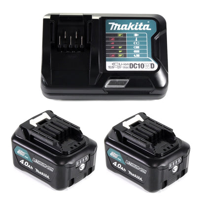 Makita Power Source Kit 12V mit 2x BL1041B Akku 4,0Ah + DC10WD Ladegerät - Toolbrothers