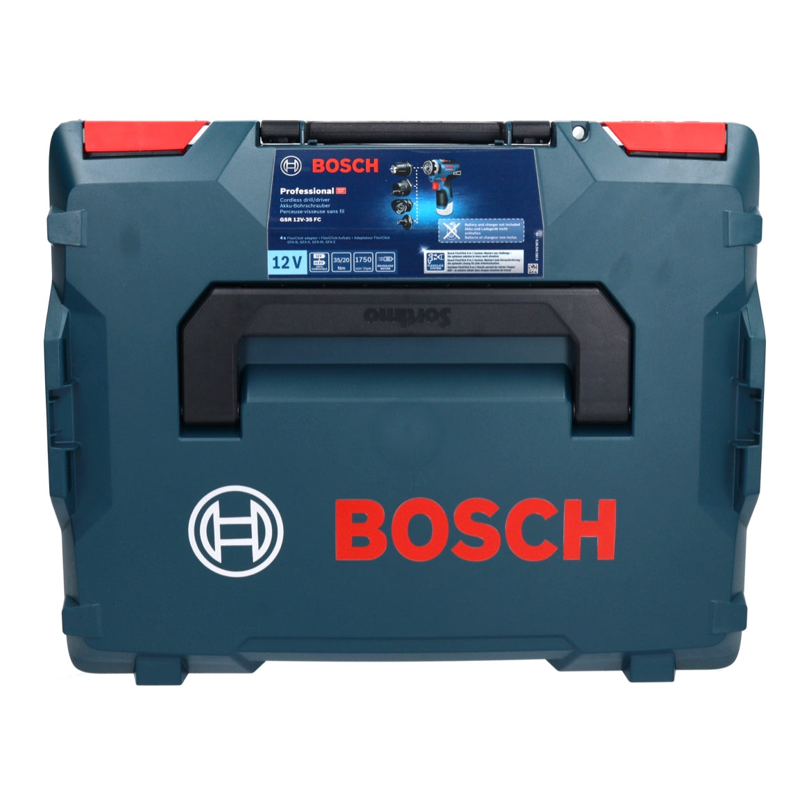 Bosch GSR 12V-35 FC Professional Akku Bohrschrauber 12 V 35 Nm Brushless + 1x Akku 6,0 Ah + Ladegerät + L-Boxx - Toolbrothers