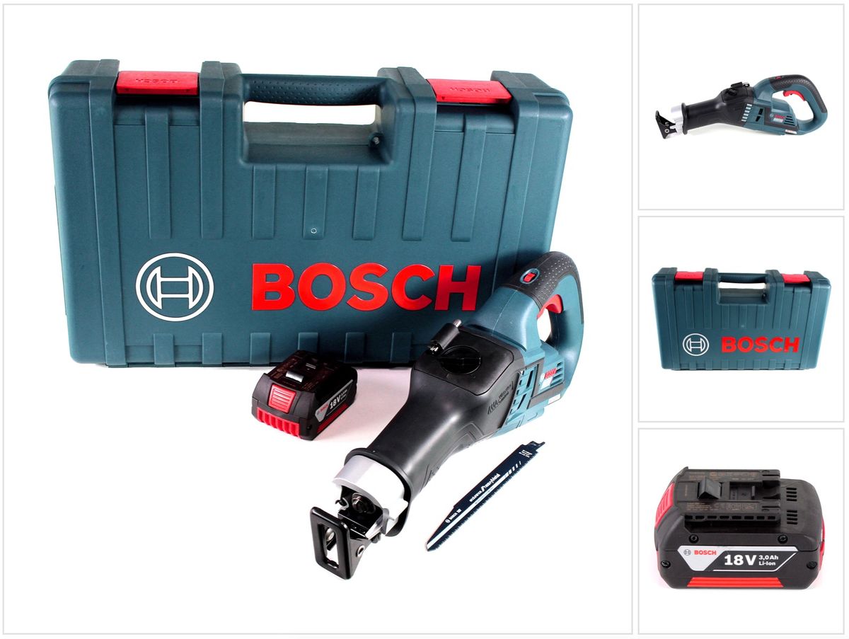 Bosch GSA 18V-32 Akku Reciprosäge 18V Säbelsäge Brushless im Handwerkerkoffer + 1x 3,0Ah Akku - ohne Ladegerät - Toolbrothers