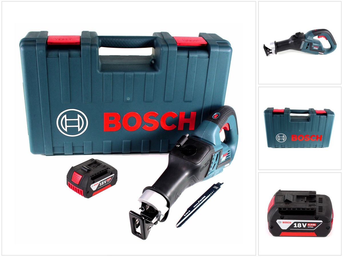 Bosch GSA 18V-32 Akku Reciprosäge 18V Säbelsäge Brushless im Handwerkerkoffer + 1x 6,0Ah Akku - ohne Ladegerät - Toolbrothers