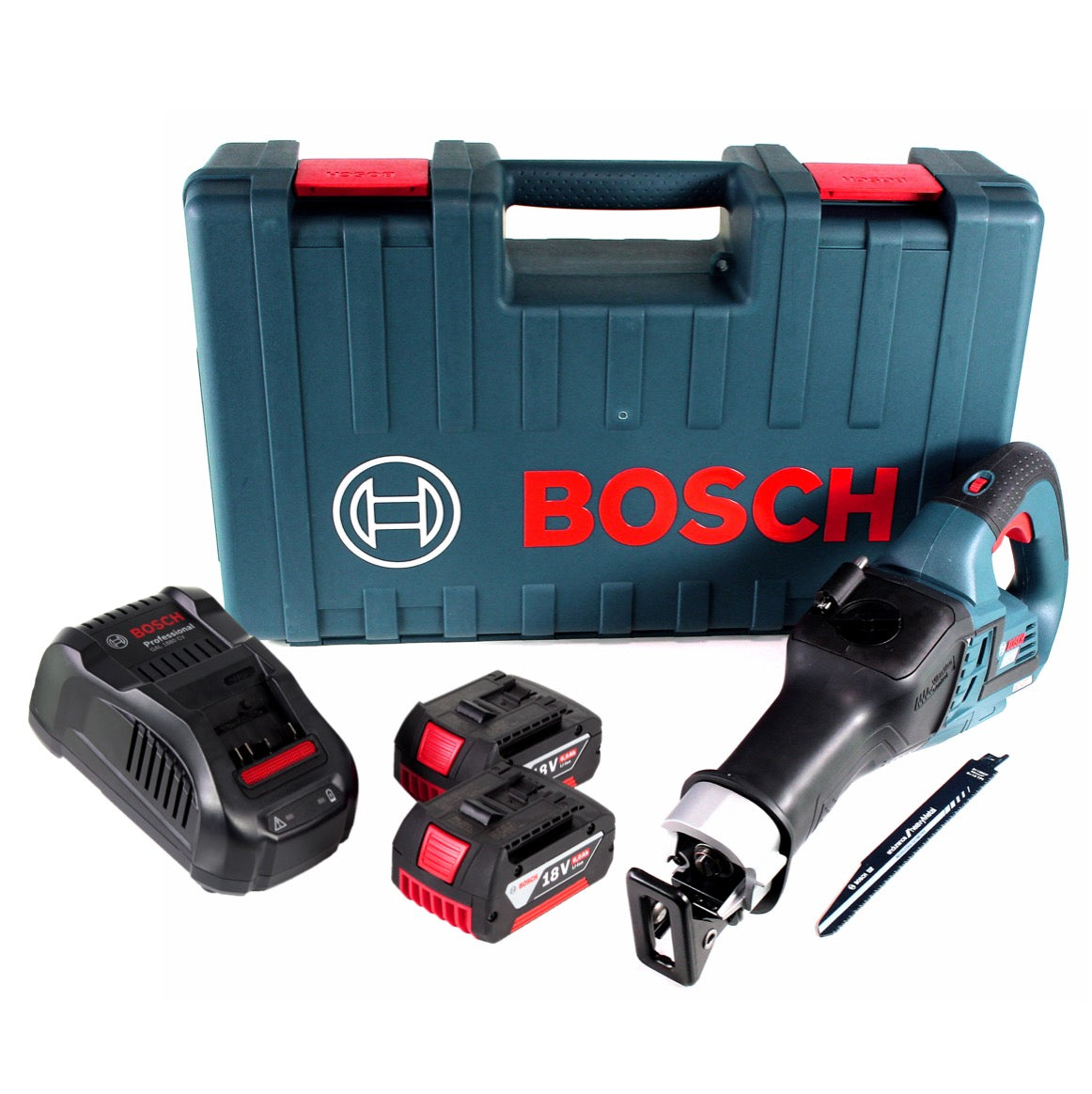 Bosch GSA 18V-32 Akku Reciprosäge 18V Säbelsäge Brushless im Handwerkerkoffer + 2x 6,0Ah Akku + Ladegerät - Toolbrothers