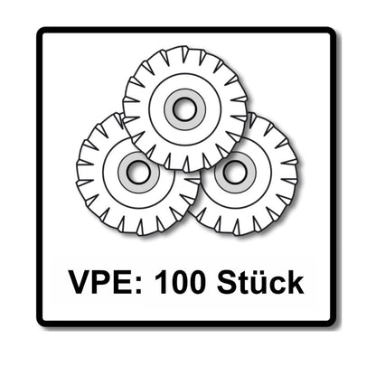 Bosch Fächerschleifscheiben X551 Expert for Metal 125mm, K40, 100 Stück ( 100x 2608606716 ) - Toolbrothers