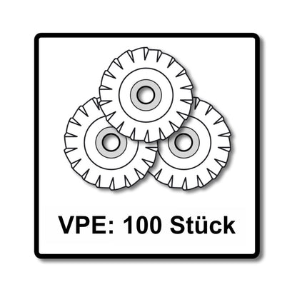 Bosch Fächerschleifscheiben X551 Expert for Metal 125mm, K120, 100 Stück ( 100x 2608607347 ) - Toolbrothers