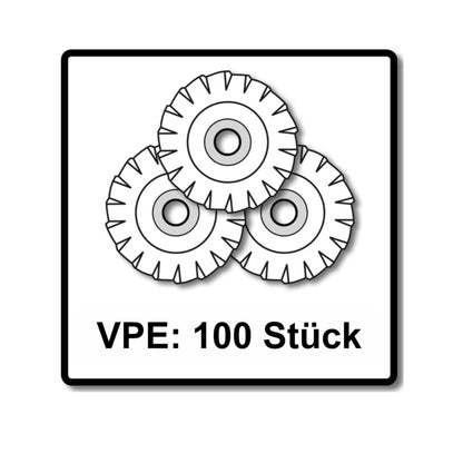Bosch Fächerschleifscheiben X551 Expert for Metal 125mm, K80, 100 Stück ( 100x 2608606718 ) - Toolbrothers