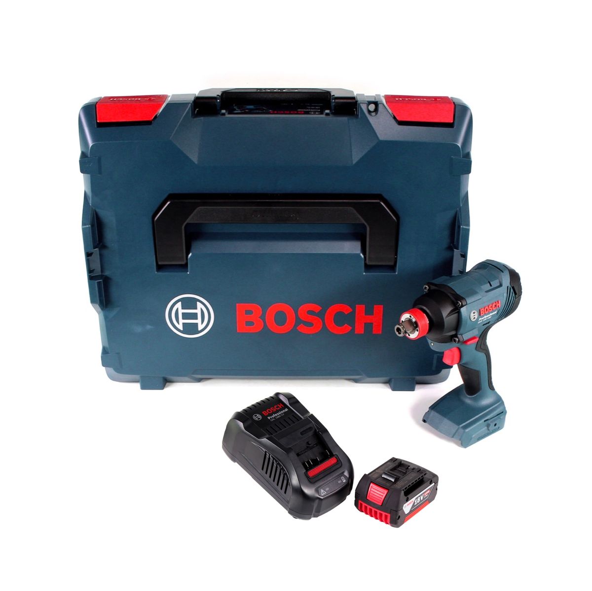 Bosch GDX 18 V-180 18 V Li-Ion Akku Drehschlagschrauber mit 180 Nm mit 5,0 Ah Akku und Lader in L-Boxx - Toolbrothers