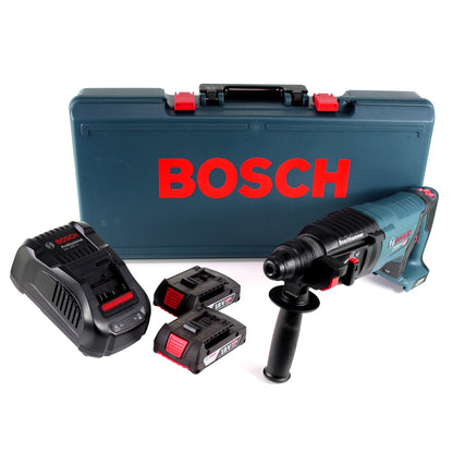 Bosch GBH 18V-26 D Akku Bohrhammer 18V 2,5J SDS-Plus im Handwerkerkoffer + 2x 2,0Ah Akku + Ladegerät - Toolbrothers