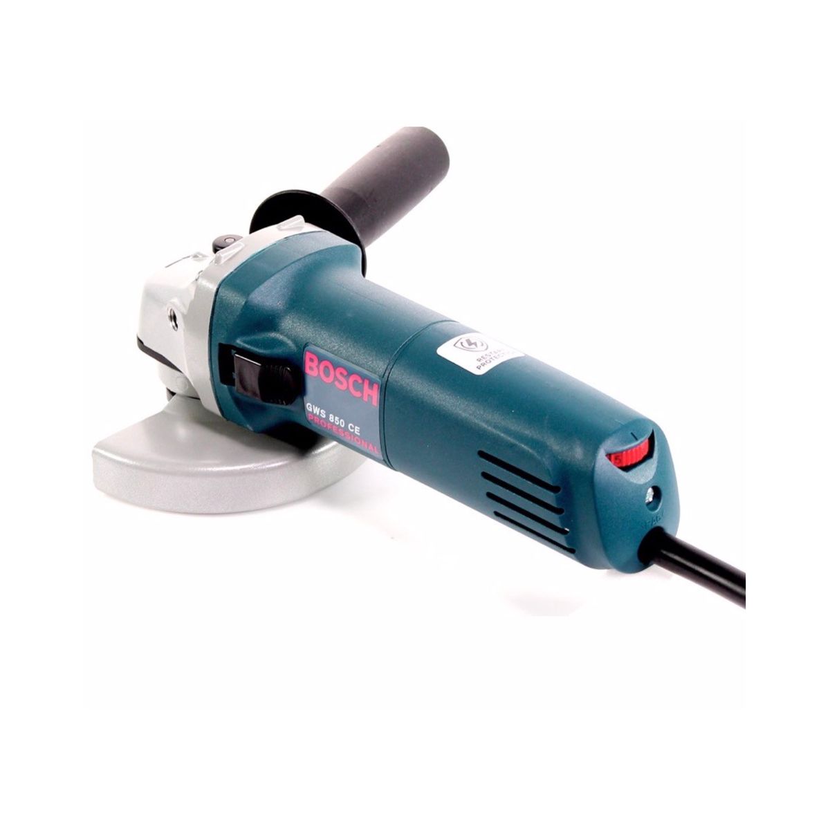 Bosch GWS 850 CE 850 Watt 125 mm Winkelschleifer Set ( 0601378790 / 0601378793 ) + Bosch Fächerschleifscheiben X551 Expert for Metal 125mm, K80, 10 Stück - Toolbrothers