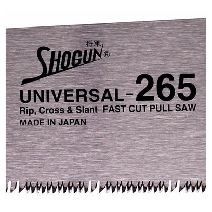 Shogun Japansäge Universal Holz Zugsäge langer Holzgriff ( OK-265RC ) Klinge 265 mm + 2x Japan Holzsägeblatt Universal Impuls gehärtet - Made in Japan - Toolbrothers