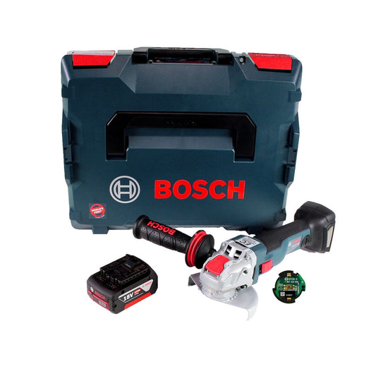 Bosch GWX 18V-10 C Akku Winkelschleifer 18V 125mm brushless X-LOCK + 1x Akku 4,0Ah + Connectivity Modul + L-BOXX - ohne Ladegerät - Toolbrothers